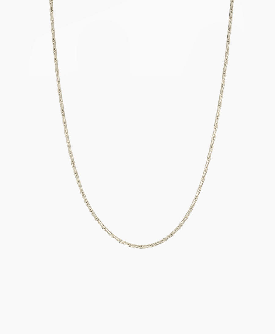 Halskette Haferkorn 45cm - Sterling Silber