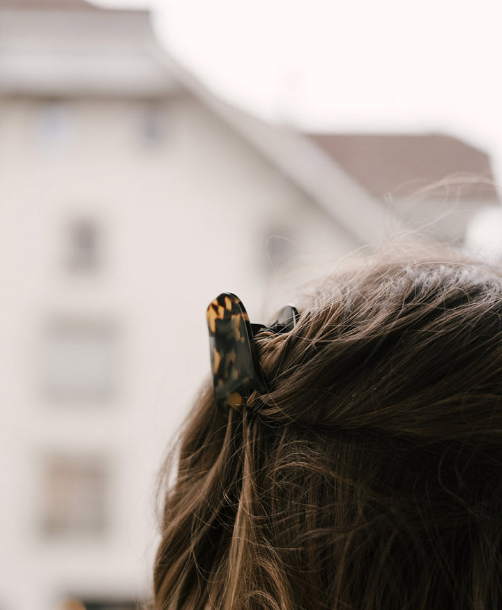 Haarklammer HANNI aus Acetat - Tortoise