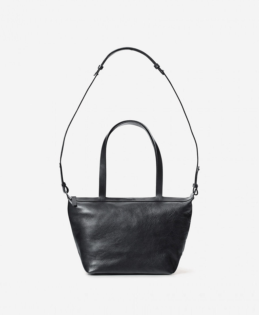 Tasche aus Leder "Ima Bag M" - Schwarz