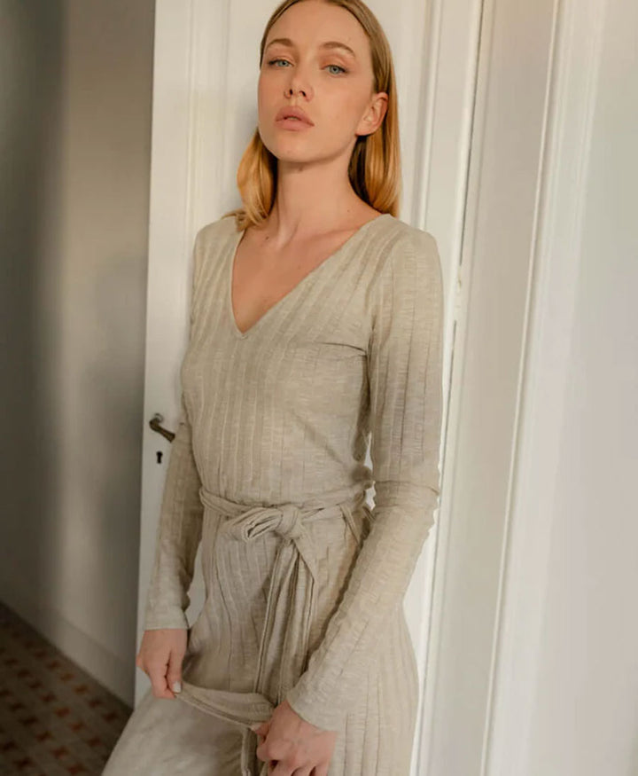 Strick-Jumpsuit (Knit)  - Nickel Melange