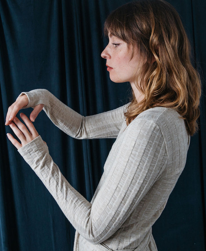 Strick-Jumpsuit (Knit)  - Nickel Melange