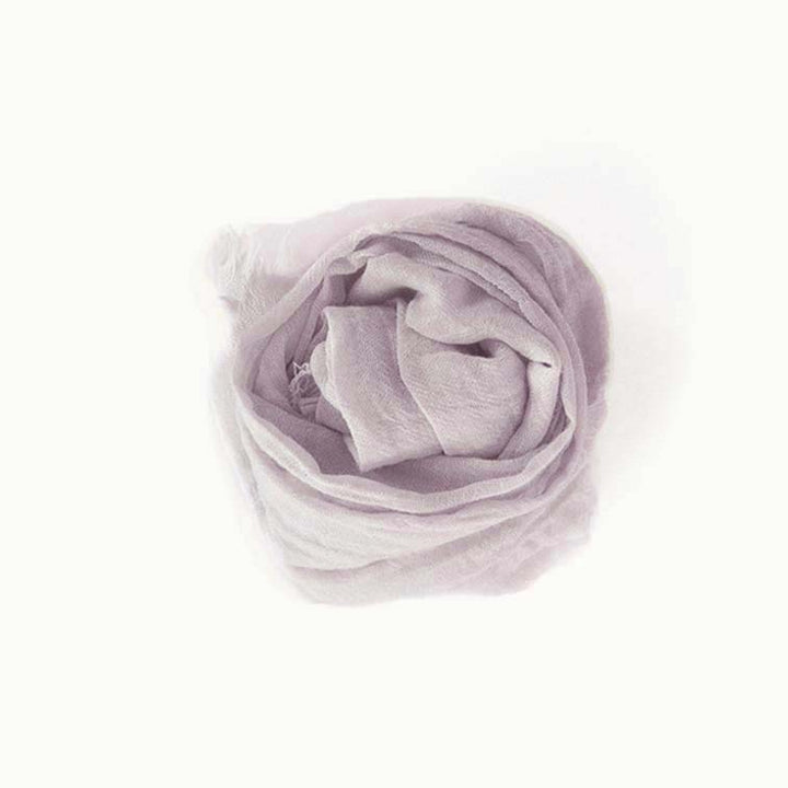 Schal aus biologischer Baumwolle - Lilac