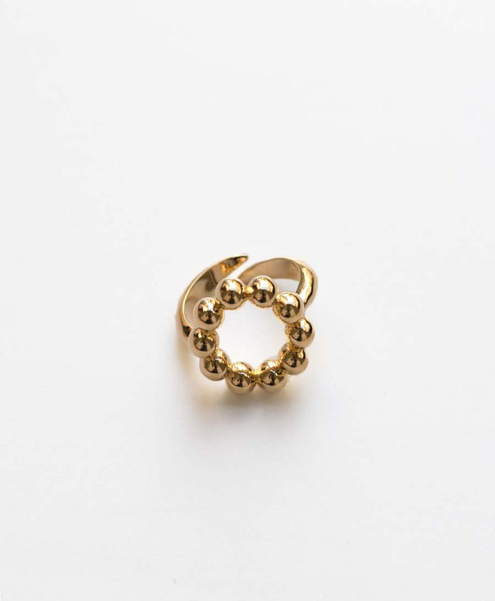 Reborn Dali' Crown Ring vergoldet