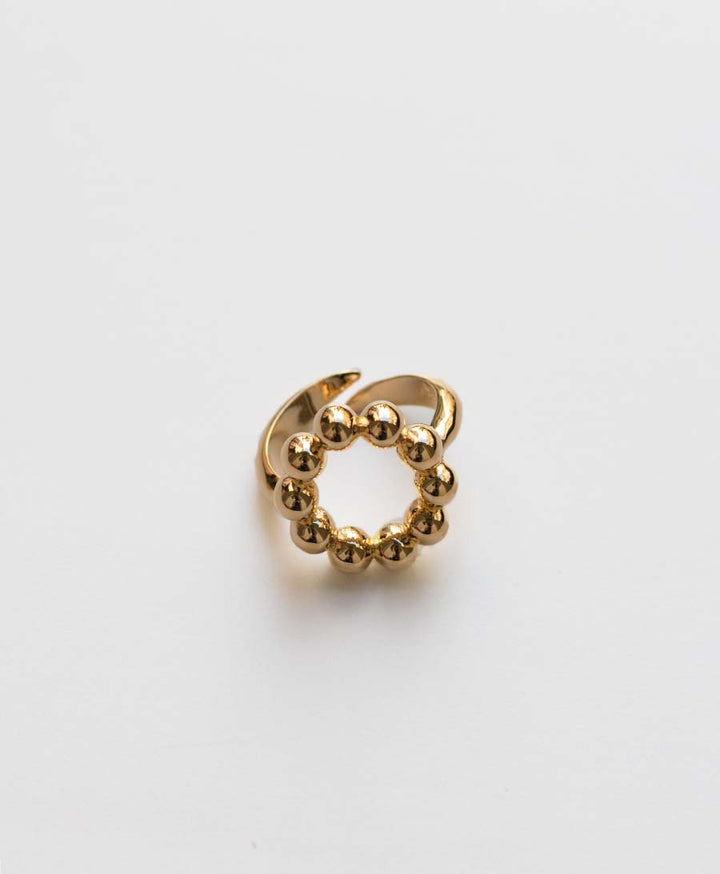 Reborn Dali' Crown Ring vergoldet