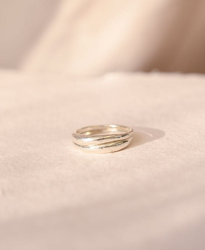 Fingerring Silber "Eclipse Stacking Ring"