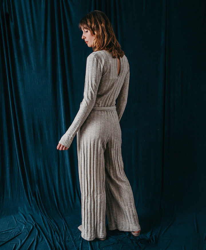 Strick-Jumpsuit (Knit)  - Nickel Melange