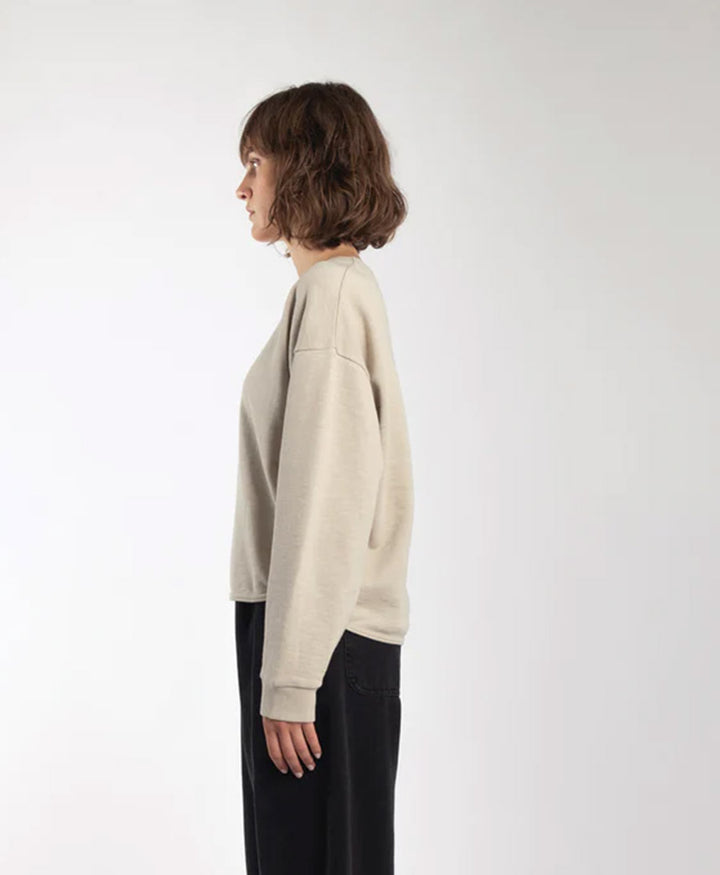Sweatshirt aus Bio-Baumwolle - Nebel
