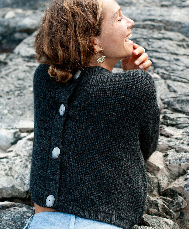 Strickjacke Cardigan TOSCA - Anthrazit