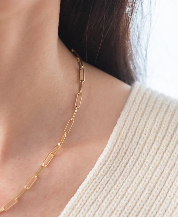 ESSENTIALS Chain Necklace - Halskette vergoldet
