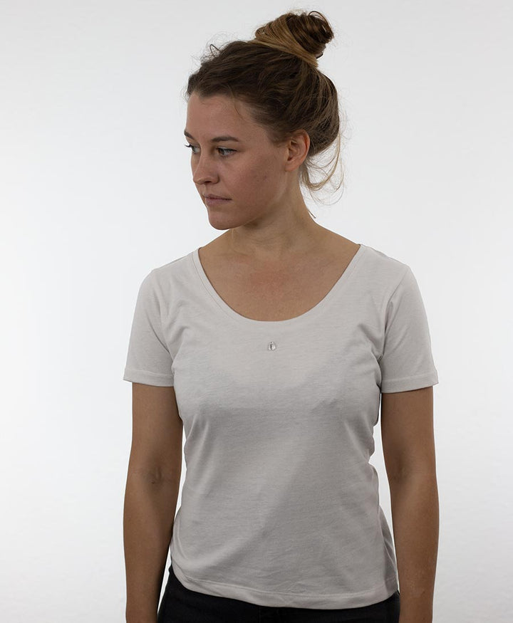 Suyu T-Shirt aus Baumwolle  - weiss
