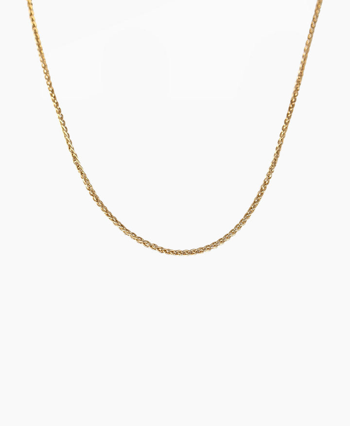 Halskette Zopf 42cm - Vermeil