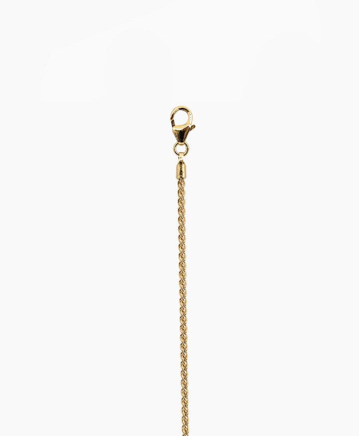 Halskette Zopf 42cm - Vermeil